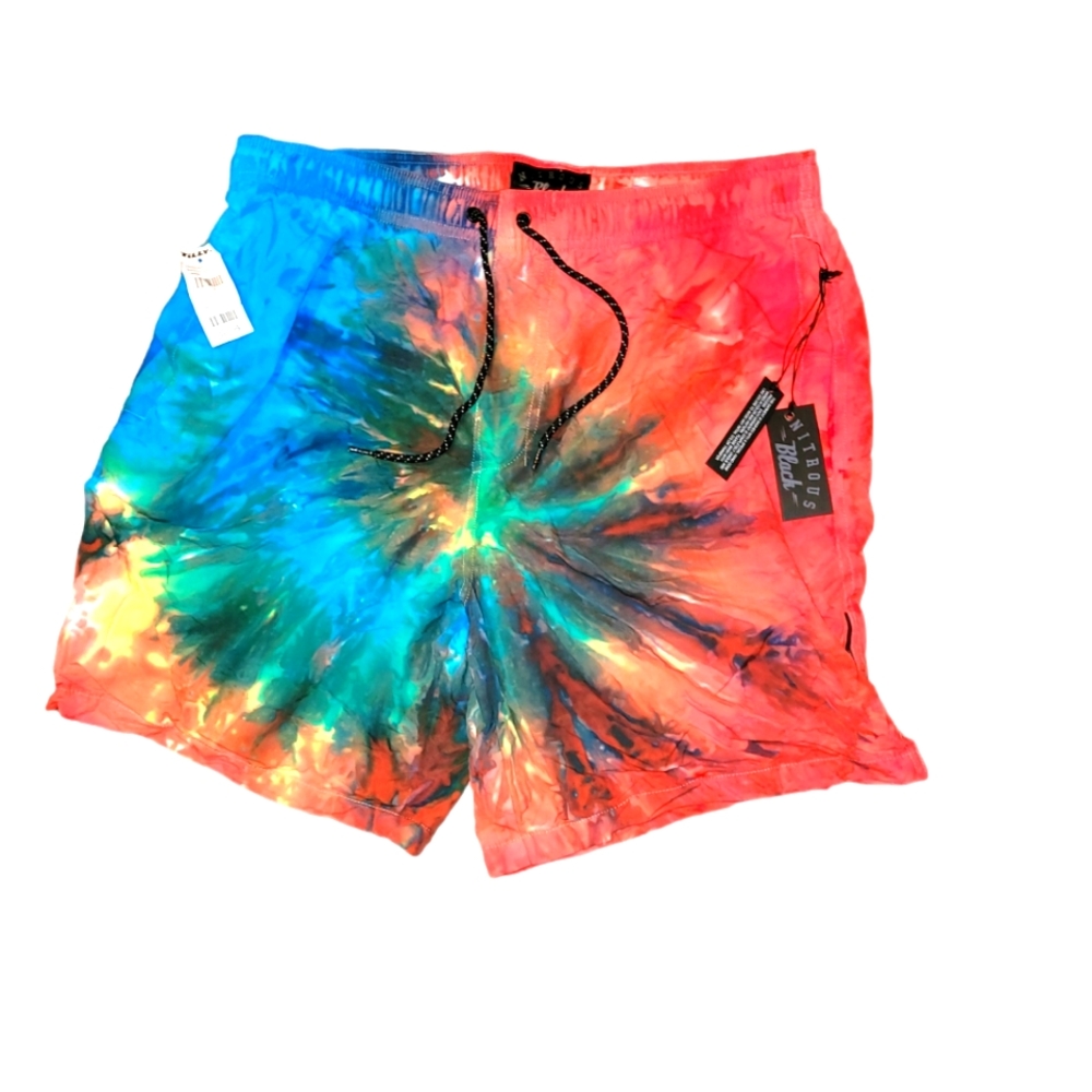 Nitrous Black Swim trunks/board shorts.